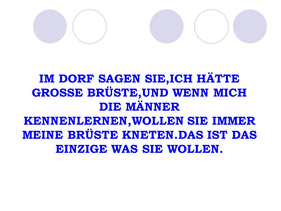 Sie will mich erst kennenlernen Er will mich besser kennenlernen